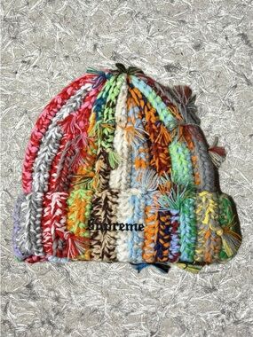 Supreme Multicolored Hand Tied Beanie